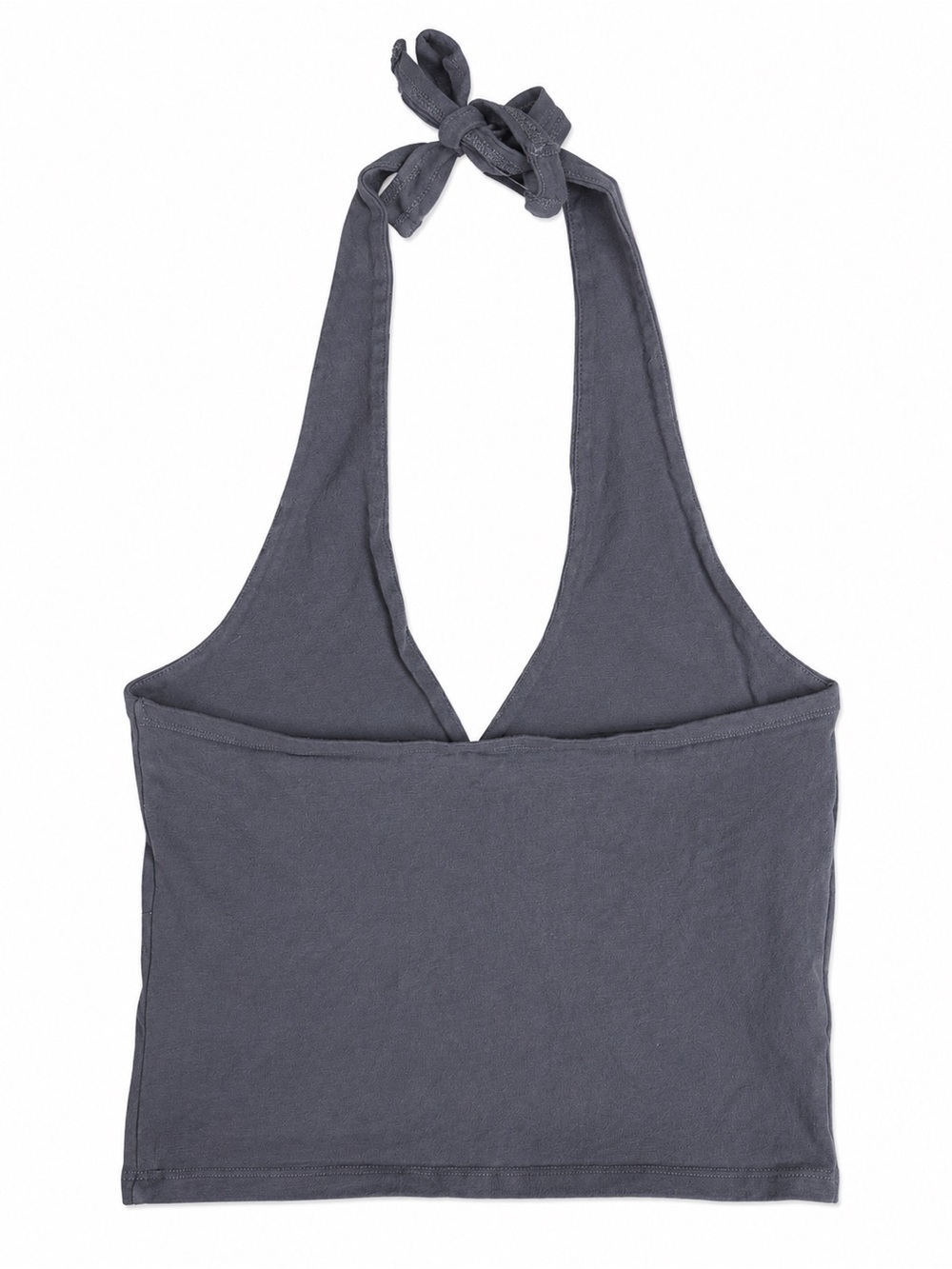 Hollister Gray Halter Crop Top - Picture 2 of 4